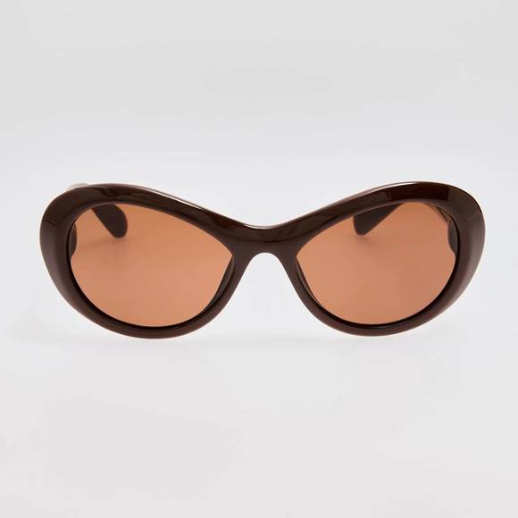 NEW JACQUEMUS women's rond sunglasses in brown - Picture 1 of 5